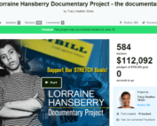 image of Lorraine Hansberry Documentary Project Kickstarter slider