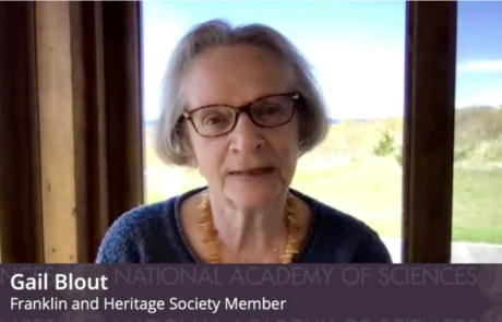 virtually-filmed donor video national academy sciences features gail blout seaside background