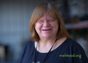 thumbnail of a Melwood program participant smiling for a 30-second commercial for fundraising video program participant