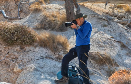 lifetime contribution award video recipient david ramsey behind camera cai virtual program