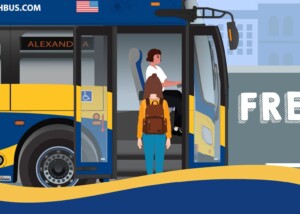 thumbnail of animated bus transit PSA showing person boarding a DASH bus at bus stop