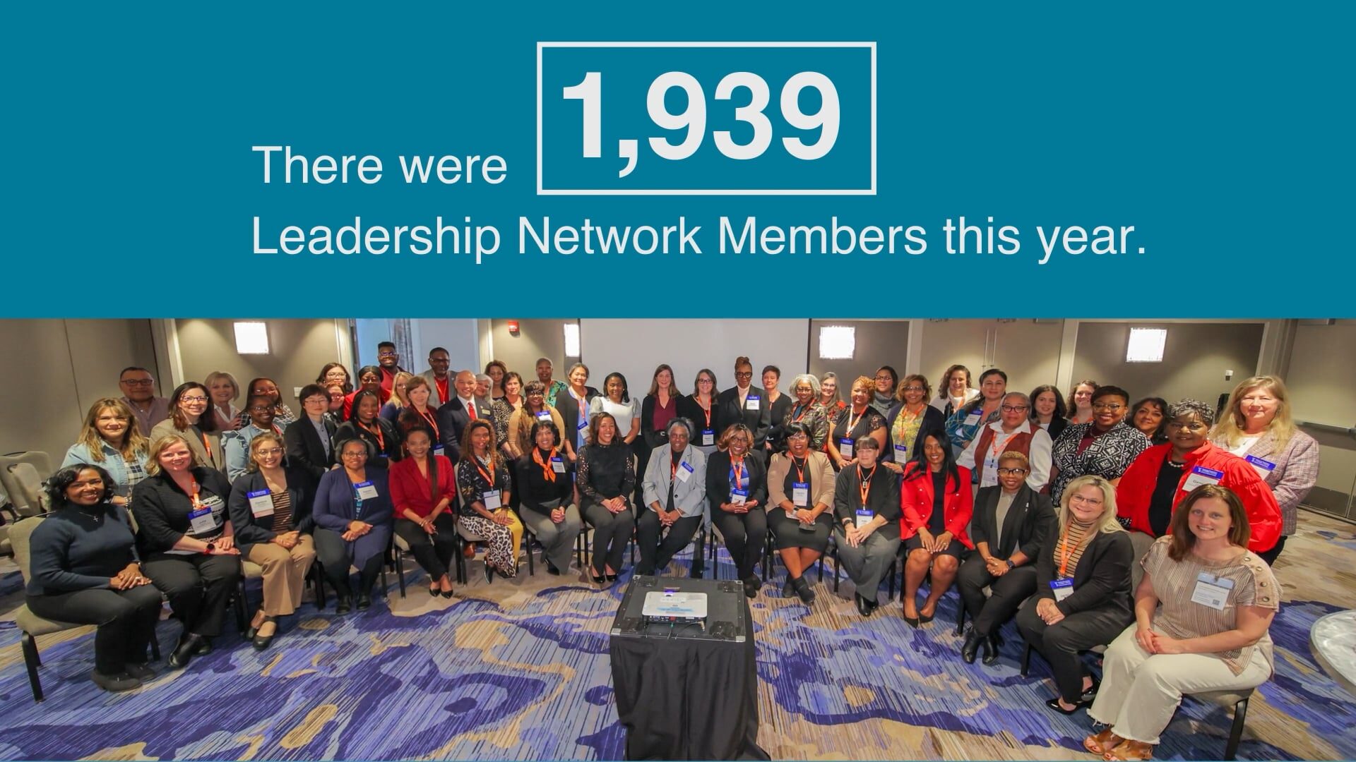 thumbnail for a year in review video showing some of the 1939 AACN leadership network members for 2024