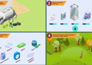 thumbnail showing four dos and donts for septic system management video