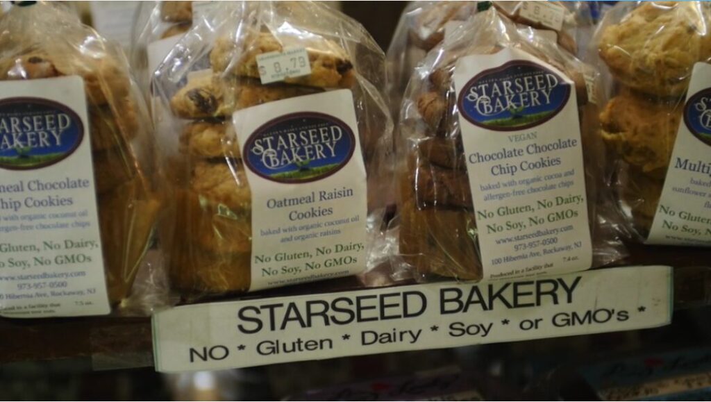 Allergen-free bakery products featured in small business storytelling video