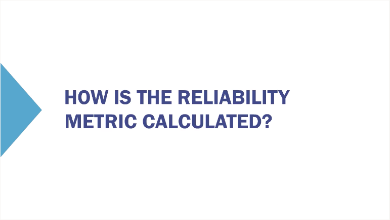 How is the Reliability Metric Calculated?