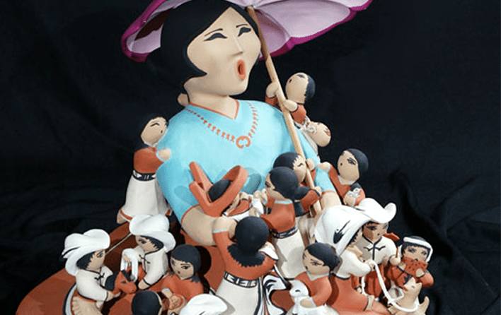 video thumbnail of figurine with umbrella for inspired storytelling presentation video