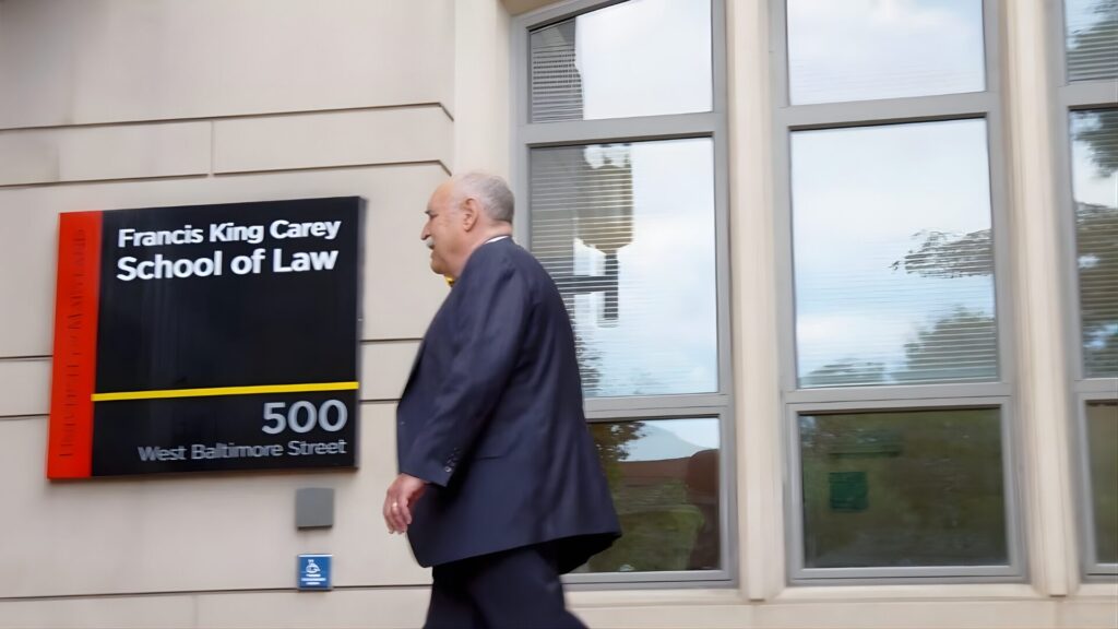 Baltimore video production team filming on location