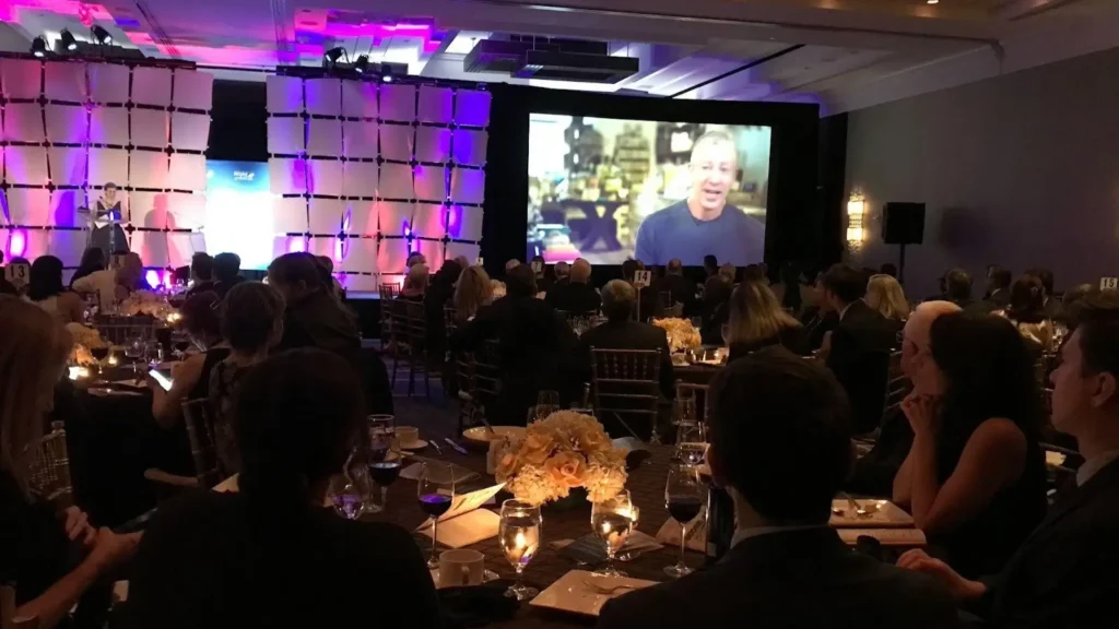 Gala event attendees at SCORE awards ceremony