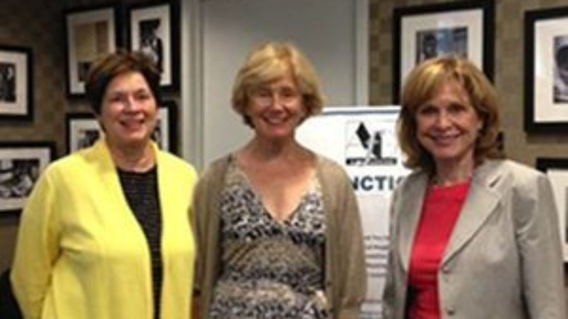 AFG Presidents Sandra Renner (past), Kae Dakin (current), and Linda Wilson (past)