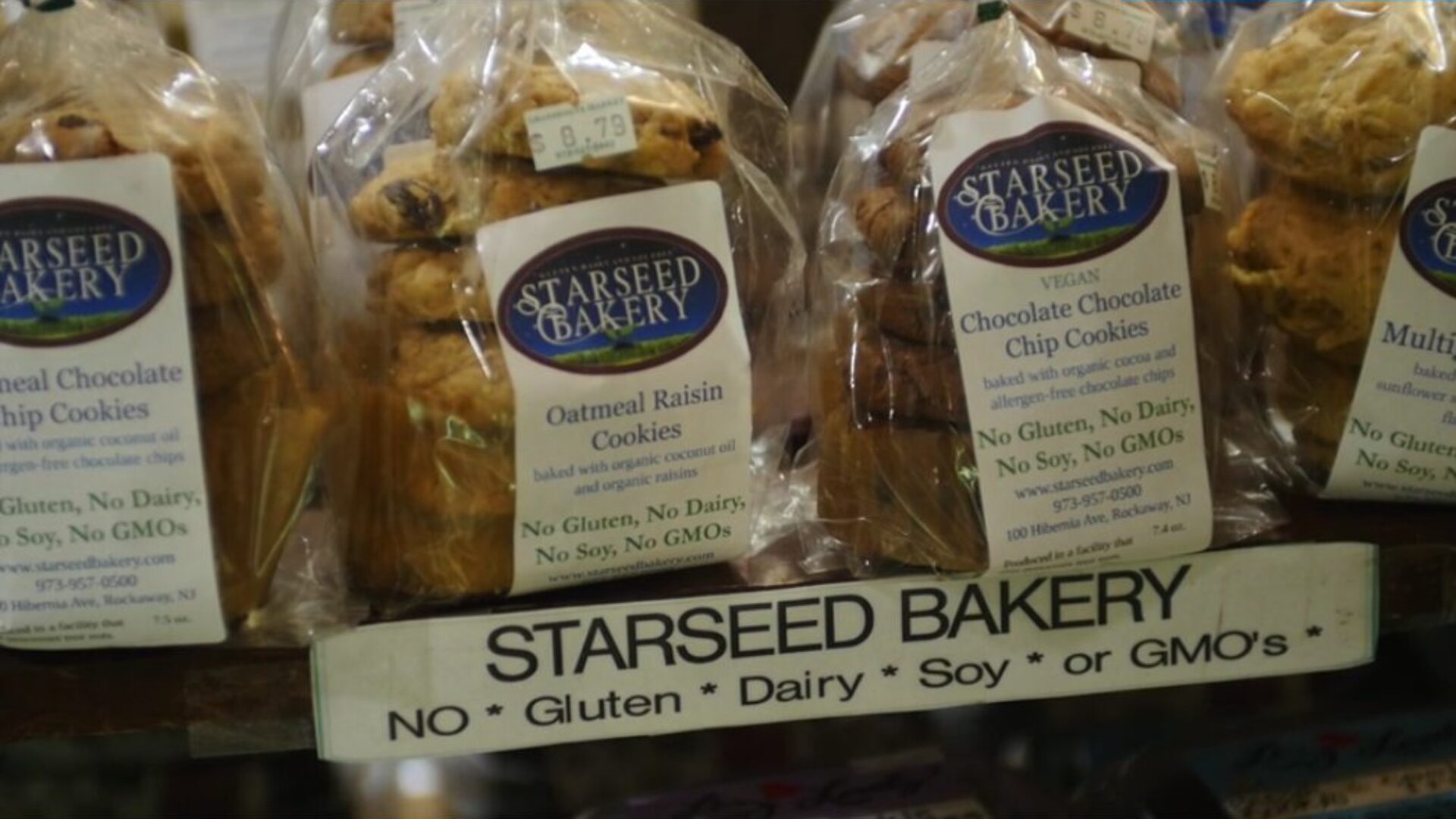 Allergen-free bakery products featured in small business storytelling video