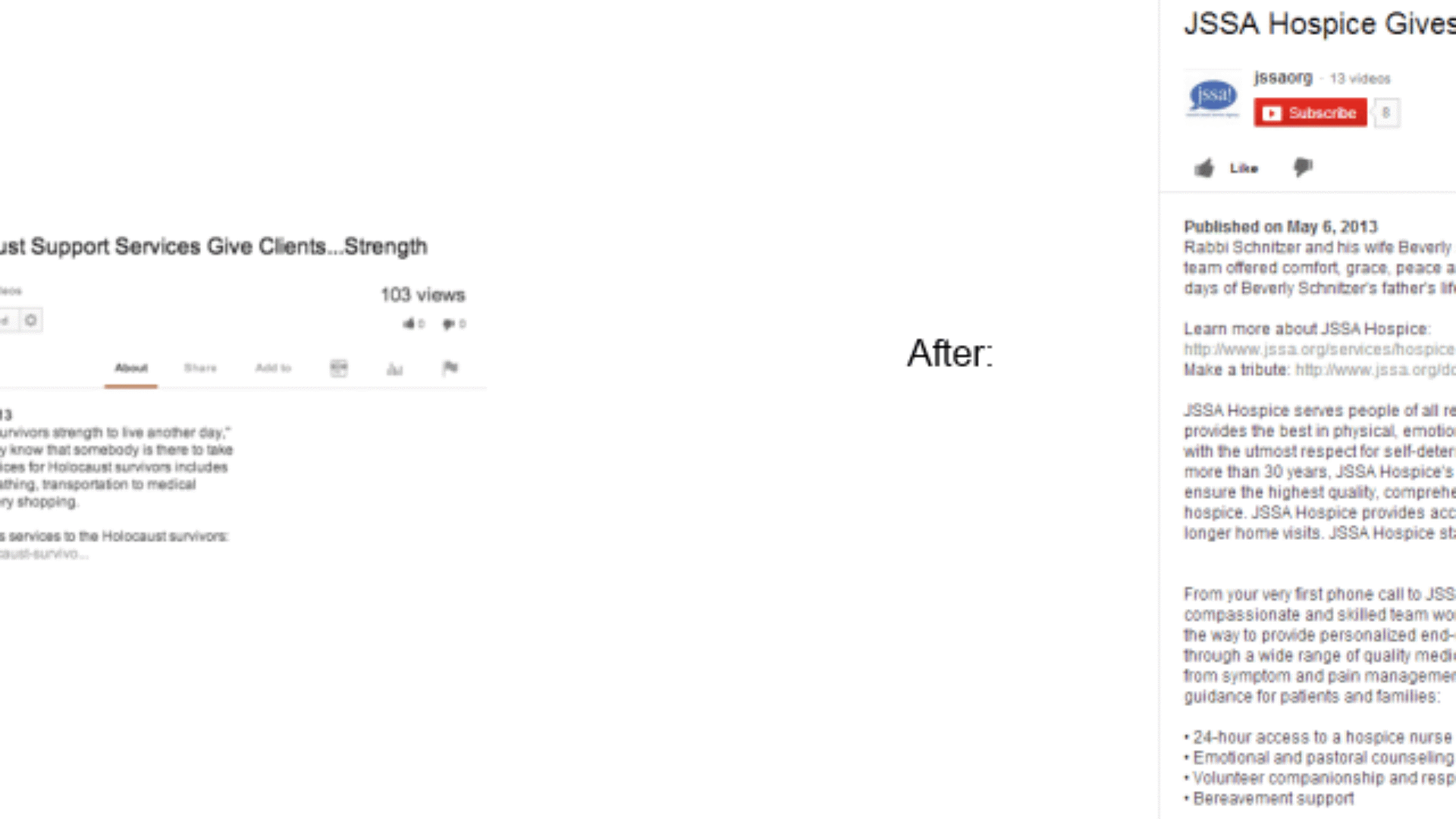 JSSAvideodescriptionbeforeandafter