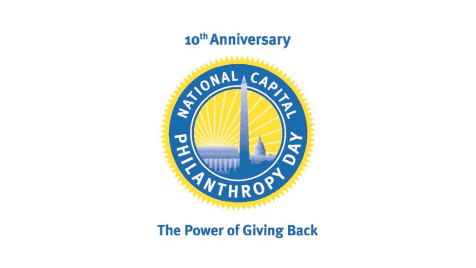 National Capital Philanthropy Day 10th anniversary logo