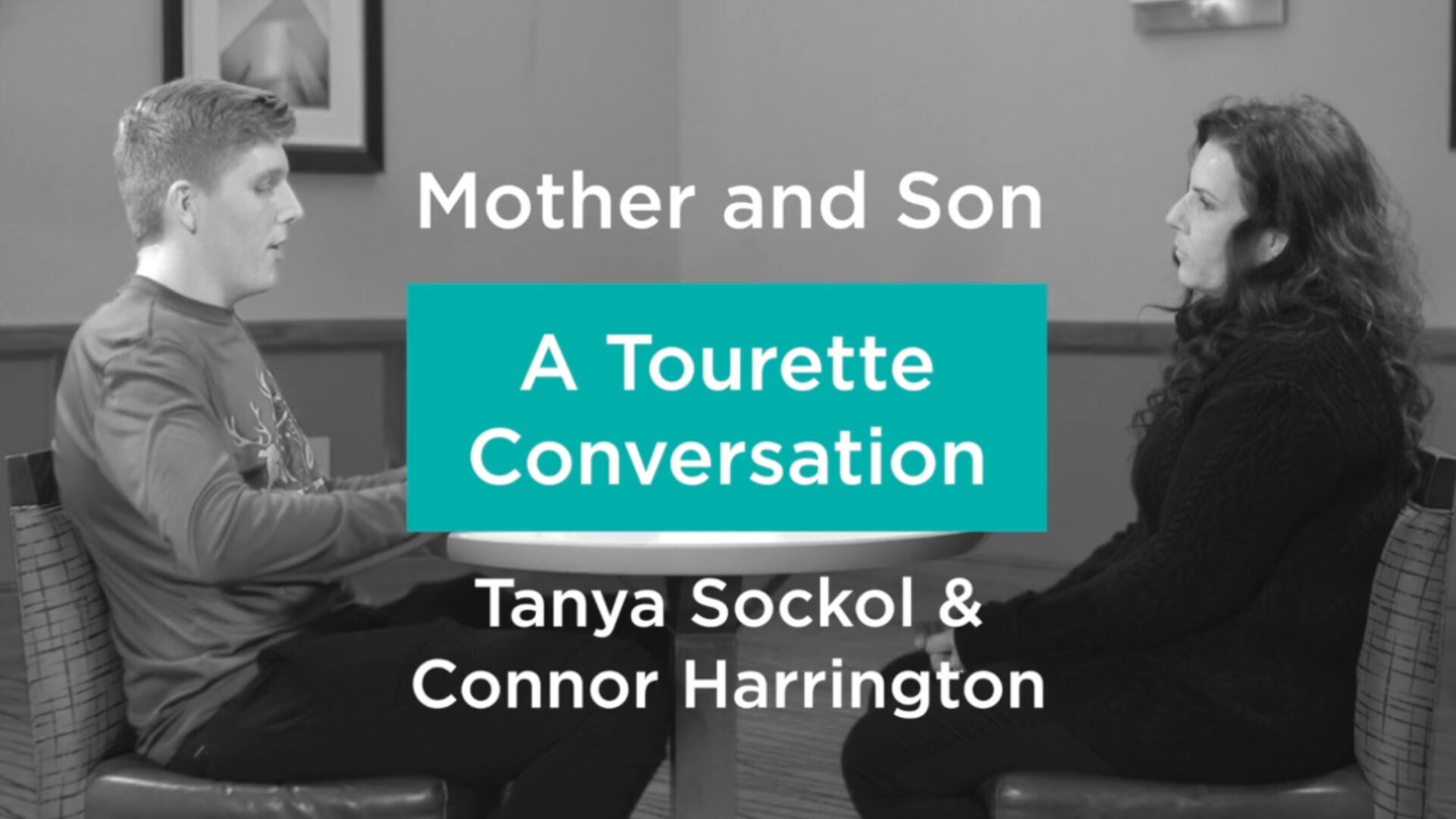 Mother and son discussing Tourette syndrome in healthcare storytelling video