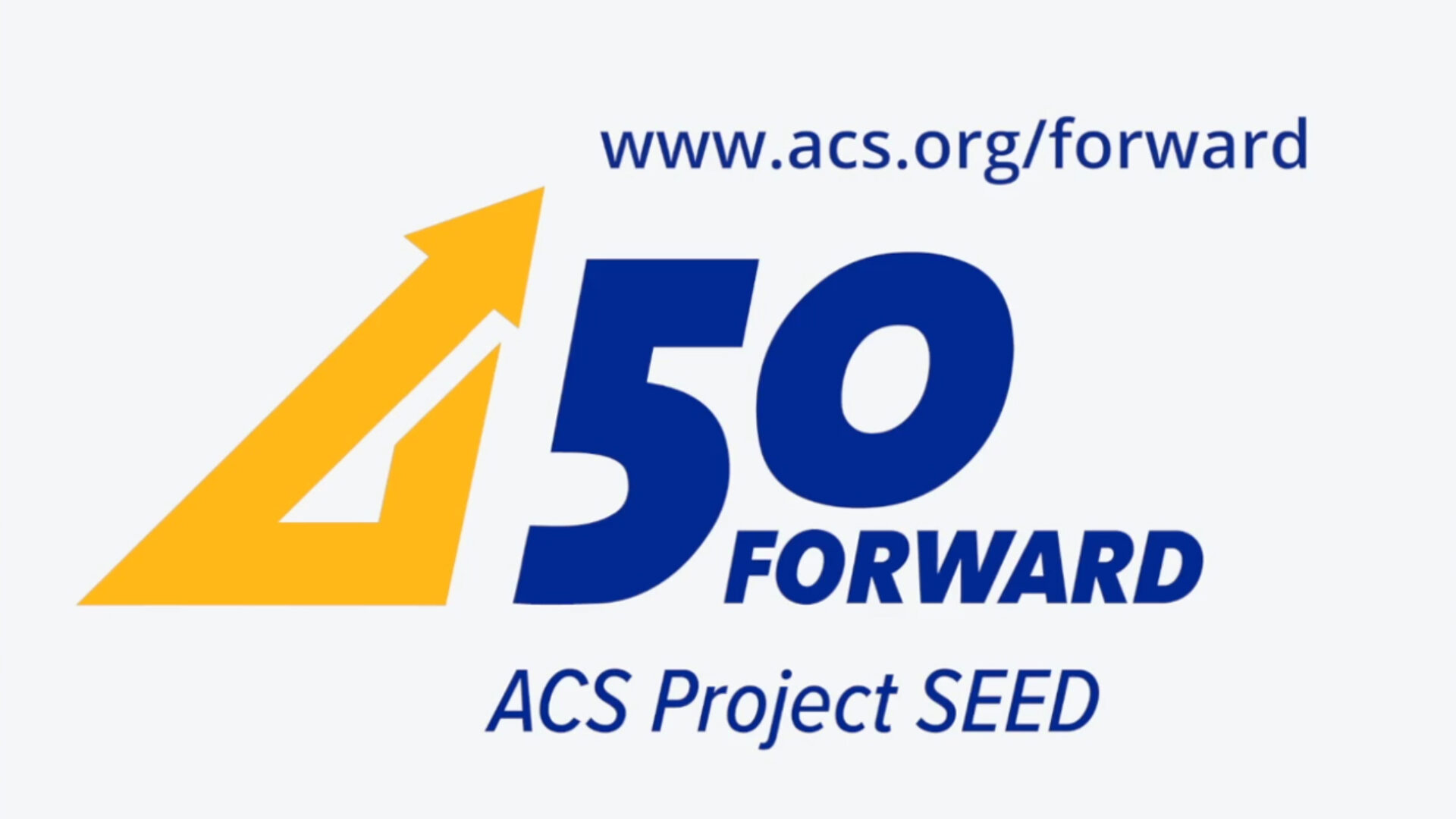 animated campaign logo minimatters produced for american chemical society project seed 50 forward