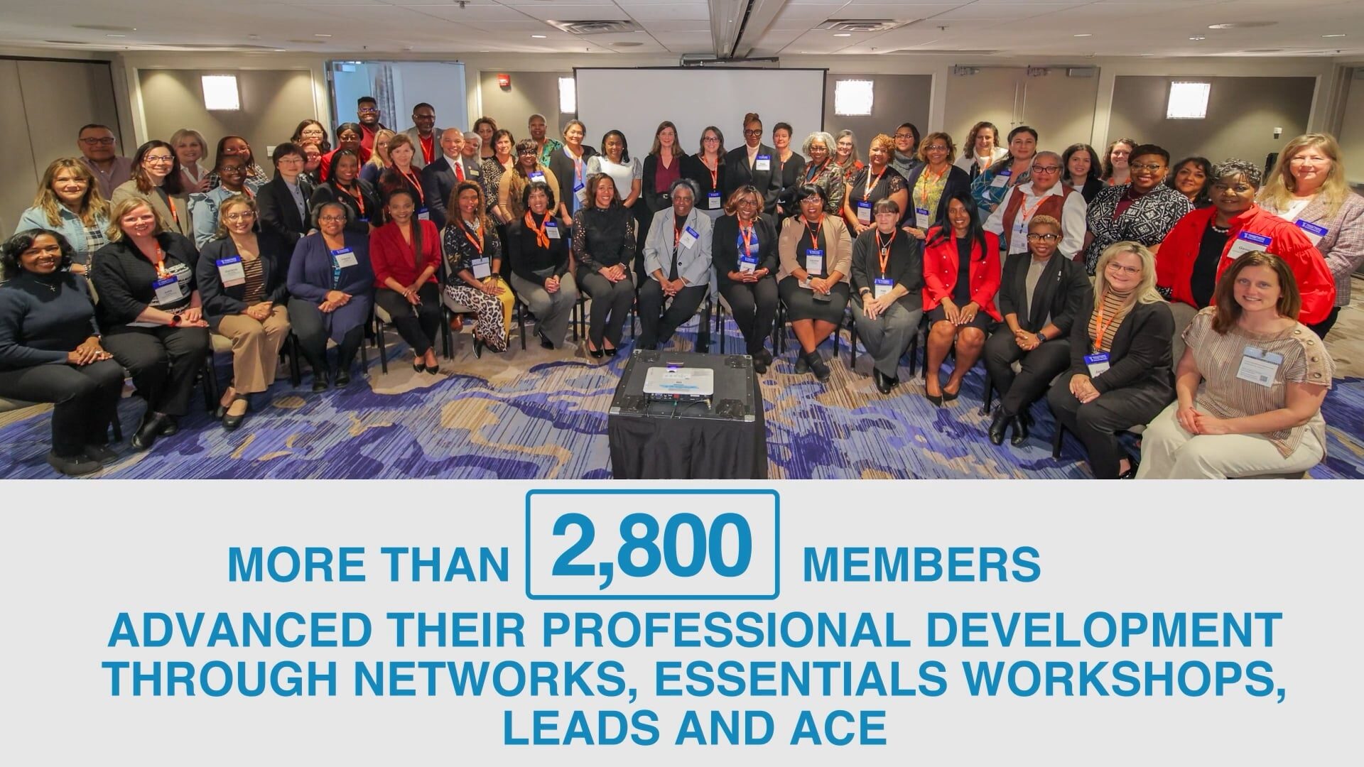 thumbnail for a year in review video showing some of the 2800 AACN members for 2025